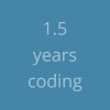 1.5 years of coding
