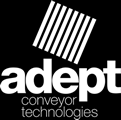 Adept Conveyor Logo Invert